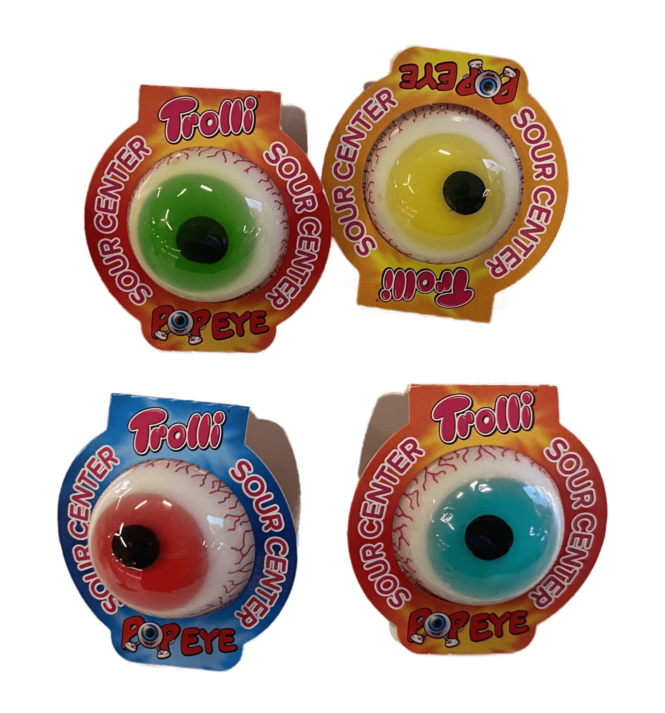 Тролли жевательные мармеладные конфеты в виде глаз Pop Eye